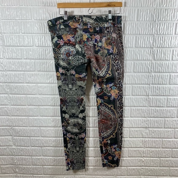 Etienne Marcel Printed Skinny Jeans Size 30 - Picture 3 of 7